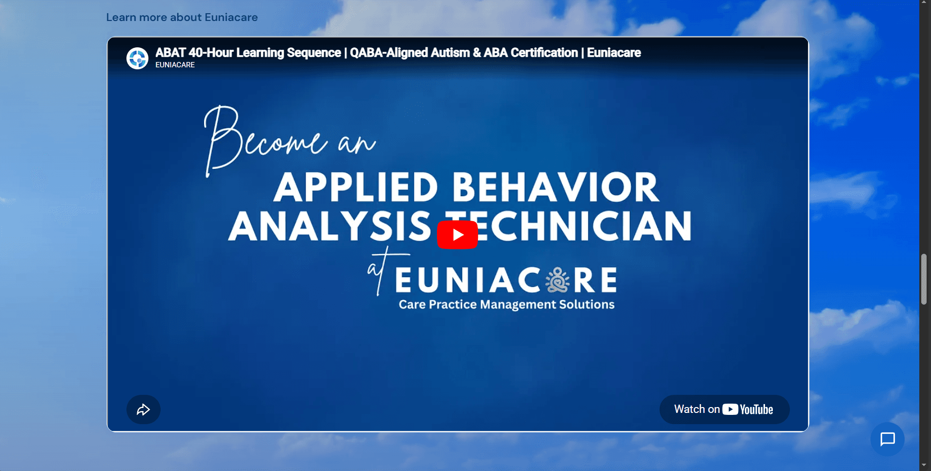 ABA technician training & certification